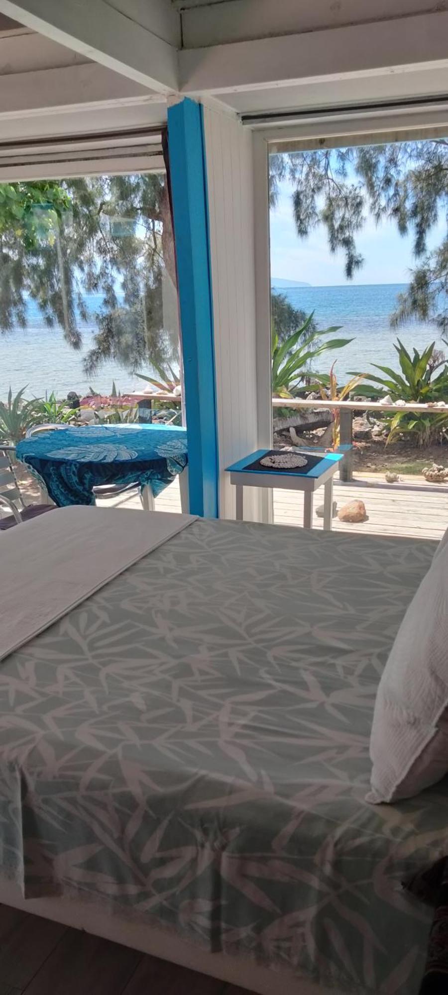 Bungalow Vue Lagon 180 Degre, La Maison Bleue Moorea Extérieur photo