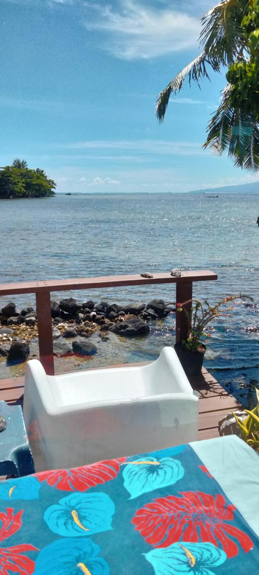 Bungalow Vue Lagon 180 Degre, La Maison Bleue Moorea Extérieur photo