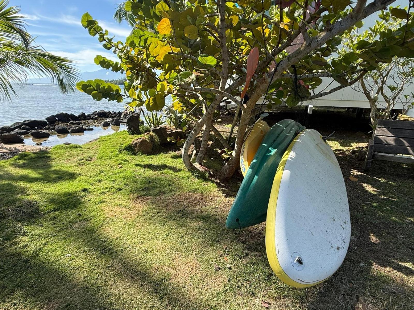 Bungalow Vue Lagon 180 Degre, La Maison Bleue Moorea Extérieur photo