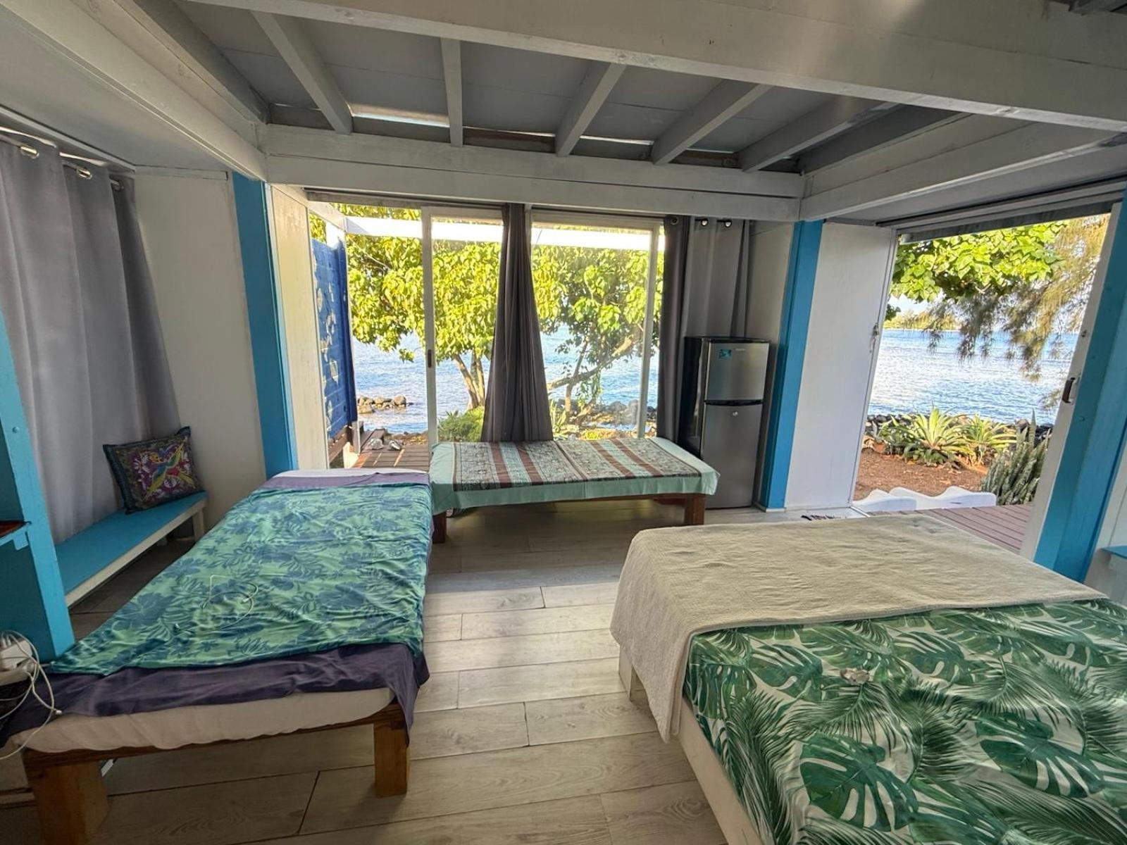 Bungalow Vue Lagon 180 Degre, La Maison Bleue Moorea Extérieur photo