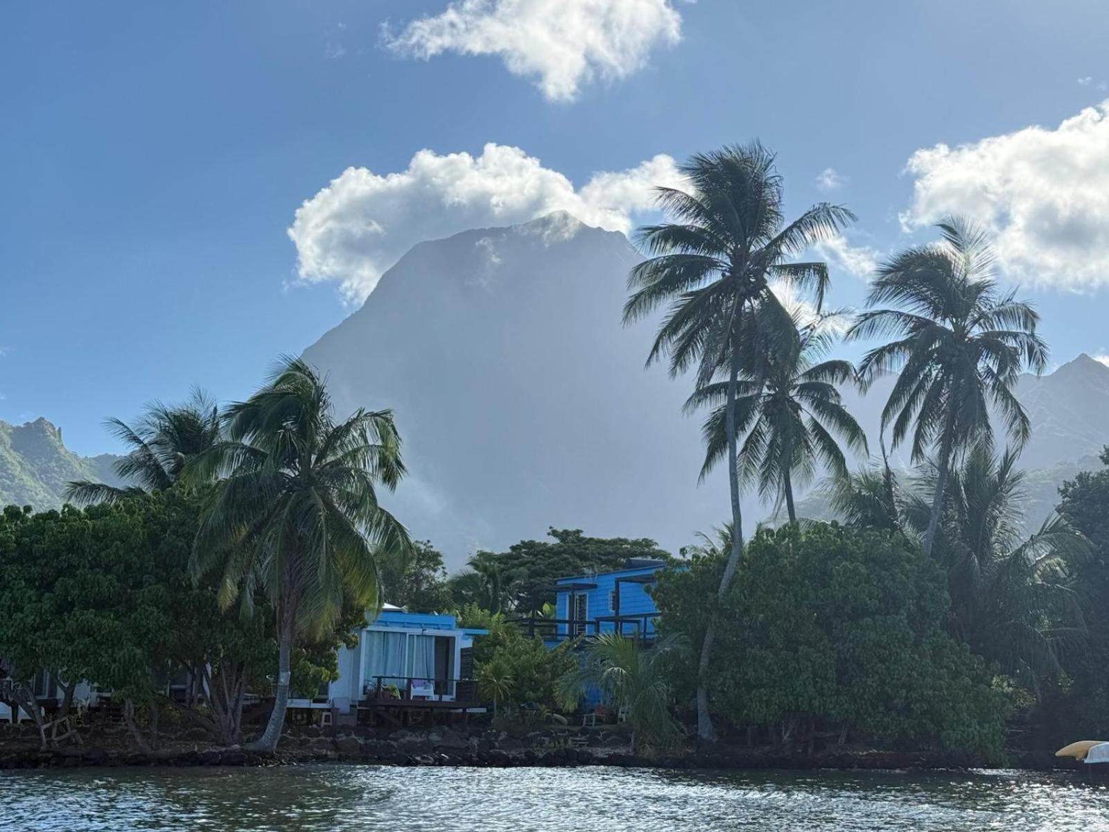 Bungalow Vue Lagon 180 Degre, La Maison Bleue Moorea Extérieur photo