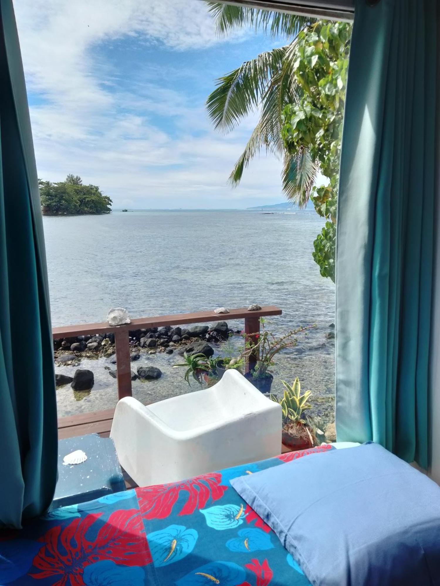 Bungalow Vue Lagon 180 Degre, La Maison Bleue Moorea Extérieur photo
