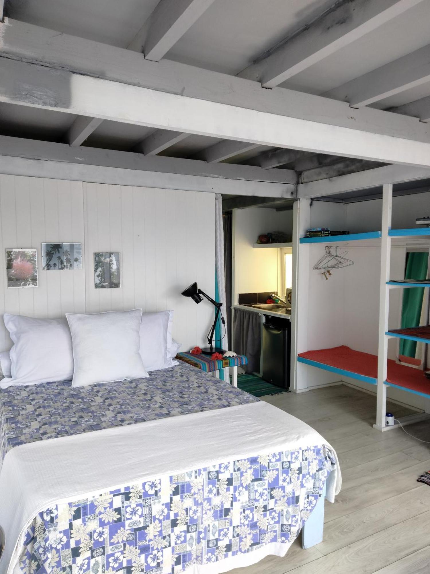 Bungalow Vue Lagon 180 Degre, La Maison Bleue Moorea Extérieur photo