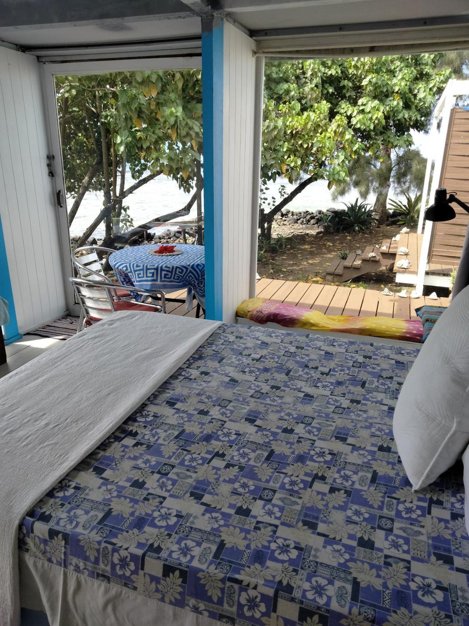 Bungalow Vue Lagon 180 Degre, La Maison Bleue Moorea Extérieur photo